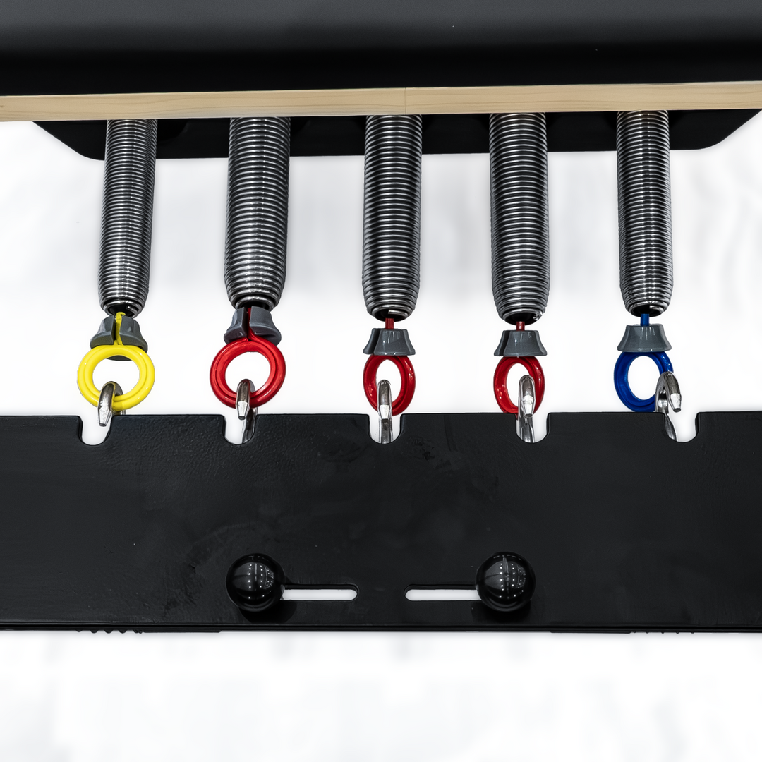 Movable Spring Bar Wooden Reformer