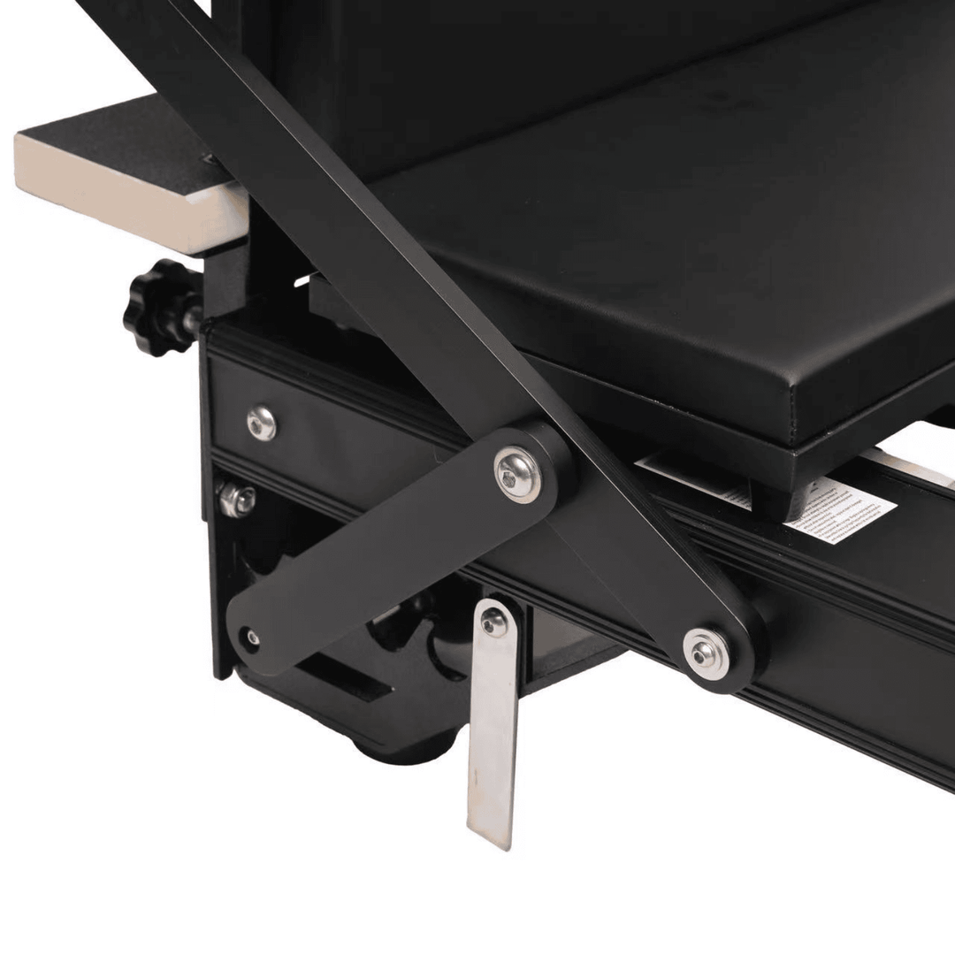 Black Low-Profile Aluminum Pilates Reformer