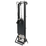 Load image into Gallery viewer, Black Low-Profile Aluminum Pilates Reformer
