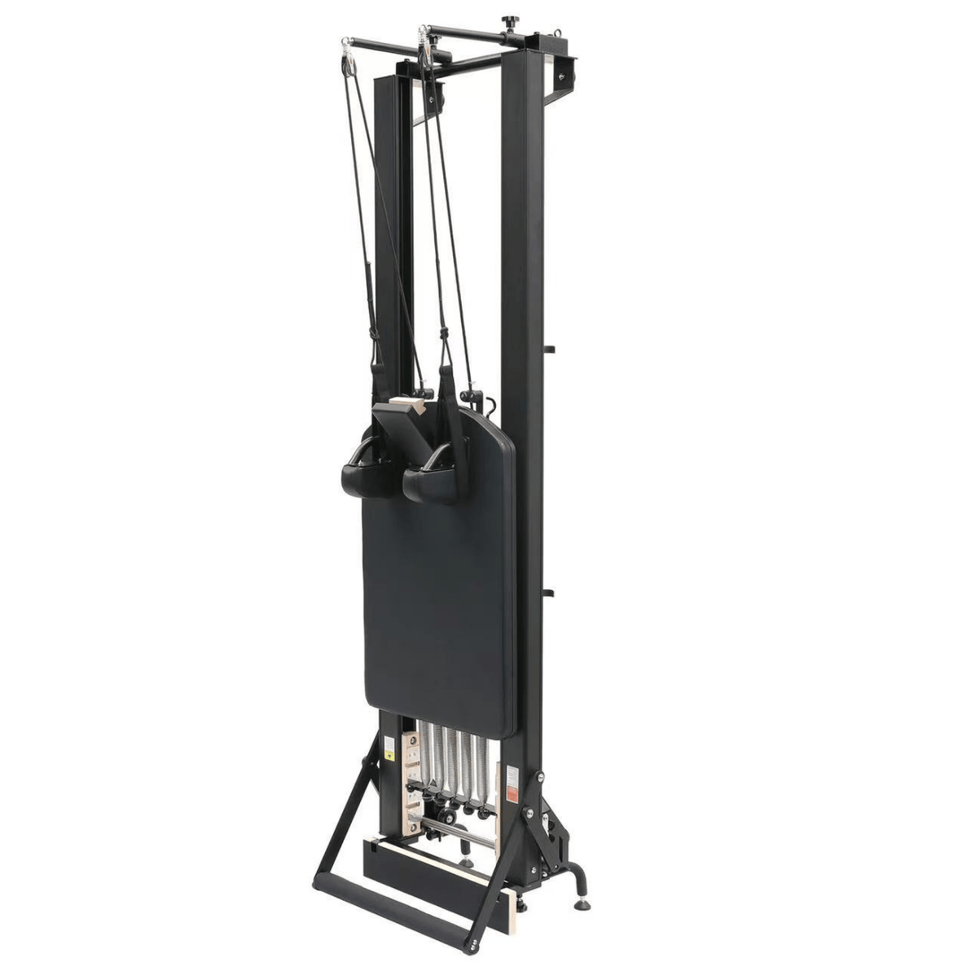 Black Low-Profile Aluminum Pilates Reformer