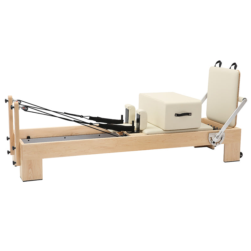 Maple Wood Reformer with Automatic Cord Retracting