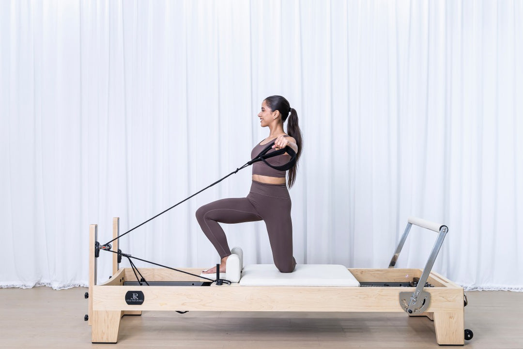 Wooden Reformer with Automatic Cord Retracting