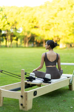 Load image into Gallery viewer, Wooden Reformer with Automatic Cord Retracting
