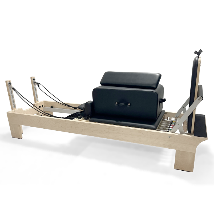 Maple Wood Reformer with Built-in Footbar