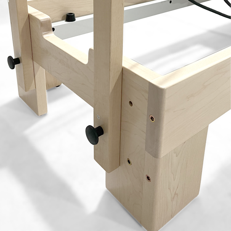 Maple Wood Reformer with Built-in Footbar